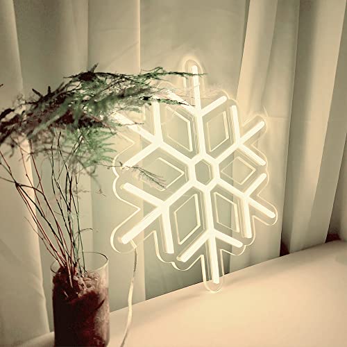 Novely LED Neon Sign Snowflake LED Neon Light Cover