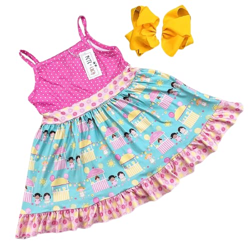 Pete + Lucy Pink Lemonaide Girls Spring Summer Dress