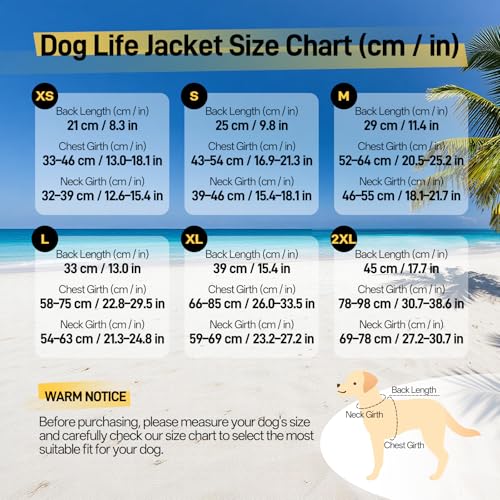 Image of BRKURLEG Dog Life Jacket, High Buoyancy Dog Life Vest for Swimming Boating, Adjustable Reflective Pet Flotation Vest with Rescue Handle, Small Medium Large Dogs Lifesaver for Pool Beach, Purple XS