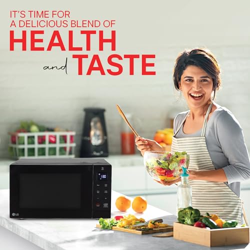 Image of LG 30 L Solo Microwave Oven (MS3032BK, Black, 44 Auto Cook Menu, Steam Clean, Anti-bacterial cavity)