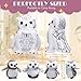 Hollowfly 5 Pcs Owls Plush Toy Gift Set 15.7