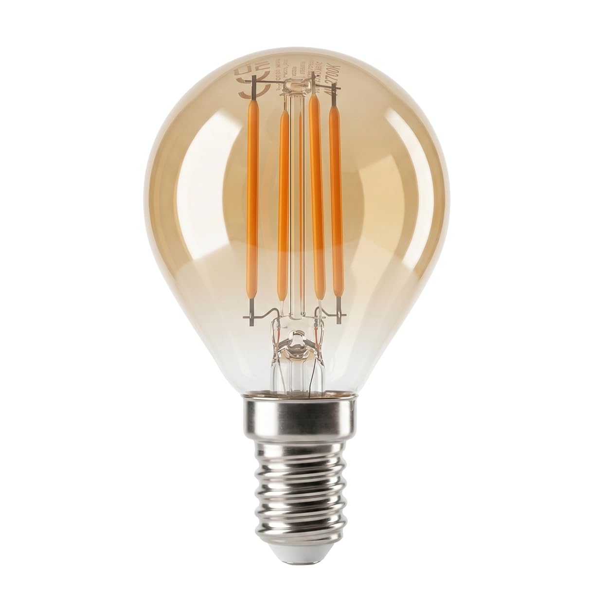 HOFSTEIN E14 Glühbirne LED Warmweiss Vintage 10er Set 4 Watt 2200 Kelvin 350 Lumen Ersatz Für Glühbirne E14 Im Retro Look Für Stimmungsvolle Wohnraumbeleuchtung G45
