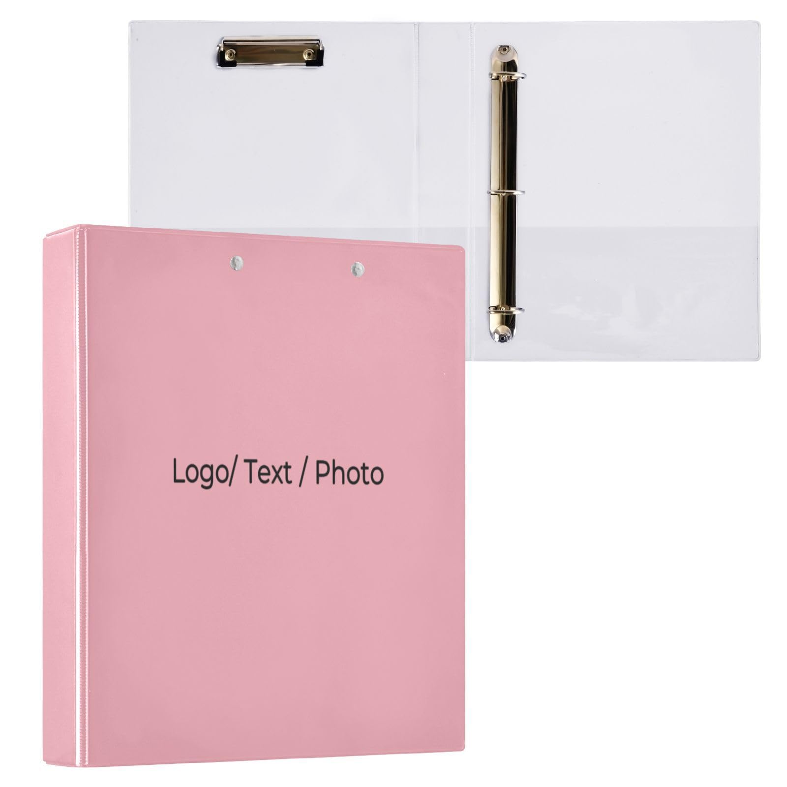 Carpeta personalizada de 3 anillas, carpetas de anillos en D personalizadas, carpeta de 3 anillos con bolsillos