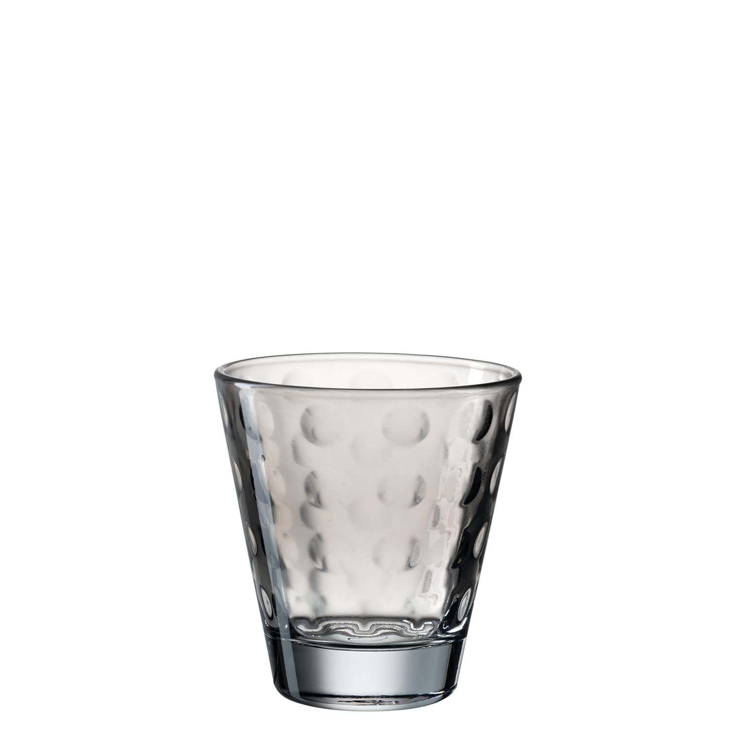Leonardo Optic 025896 - Bicchiere per acqua lavabile in lavastoviglie, in vetro, vetro colorato, 215 ml, colore: Arancione