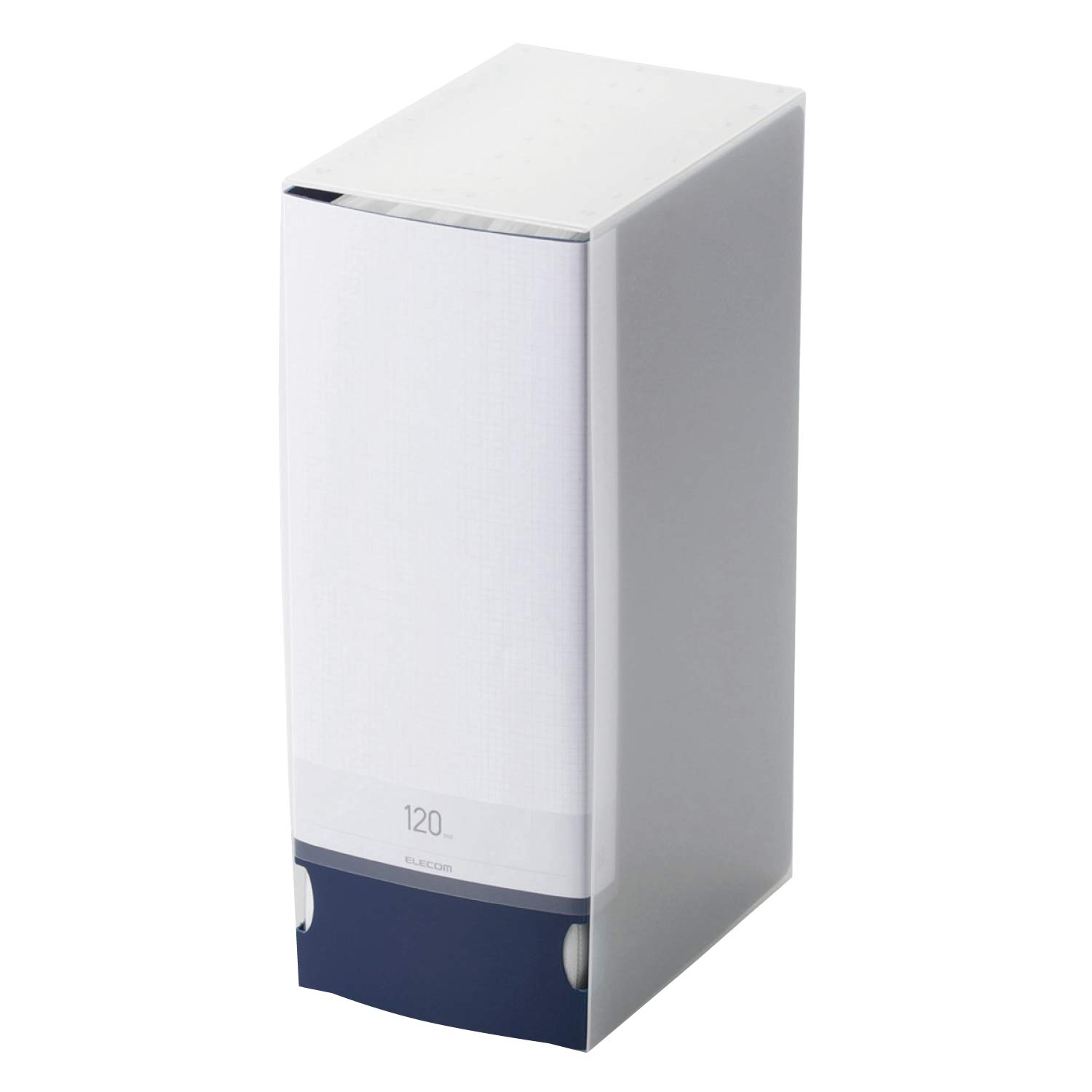 ELECOM Non-Woven Fabric Media File and Clear Case for CD and DVD 120 Disks Storing/Blue/CCD-FS120BU