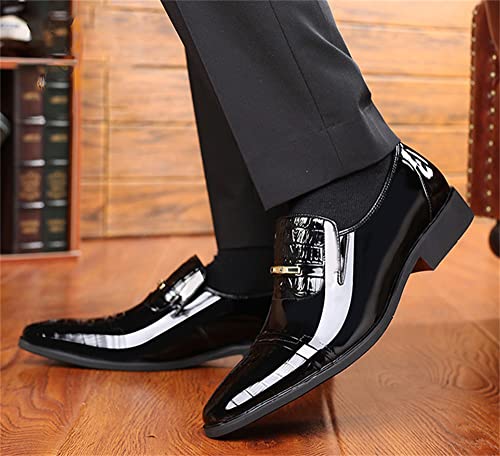 CHUUMEE Men's Dress Shoes Slip-on Loafers Men's Casual Business Leather Shoes4