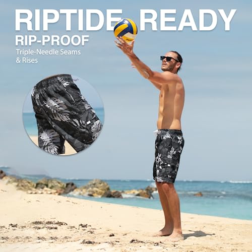 Image of Kanu Surf Mens Barracuda Swim Trunks (Regular & Extended Sizes)
