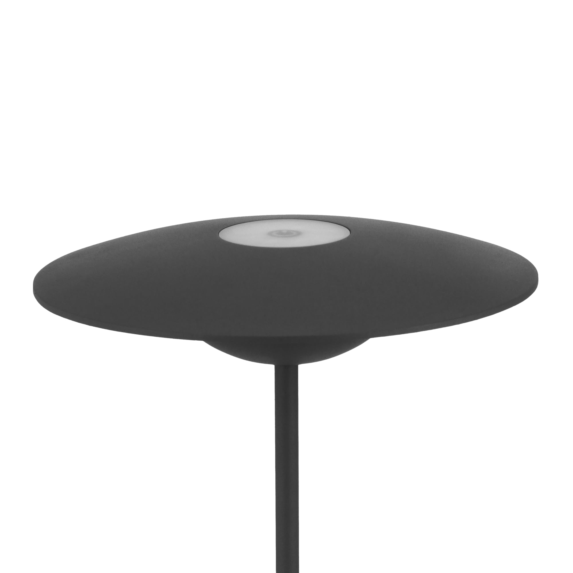 REV Tower lampa stołowa LED, bezprzewodowa, lampka nocna z możliwością ściemniania, lampa stołowa, 200 lm, 2 W, akumulator 4000 mAh, czarna