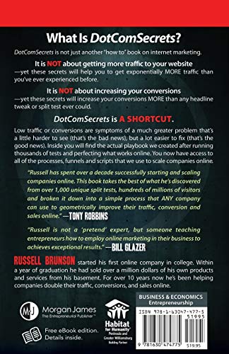 DotCom Secrets: The Underground Playbook for Growing Your Company Online (1st Edition)