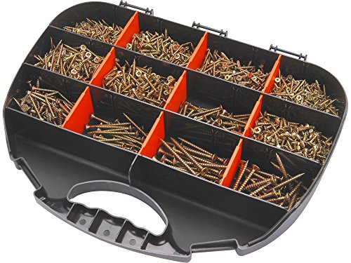 EXTOL CRAFT 1441 Wood Screws Set (2000-Piece) by Extol Craft