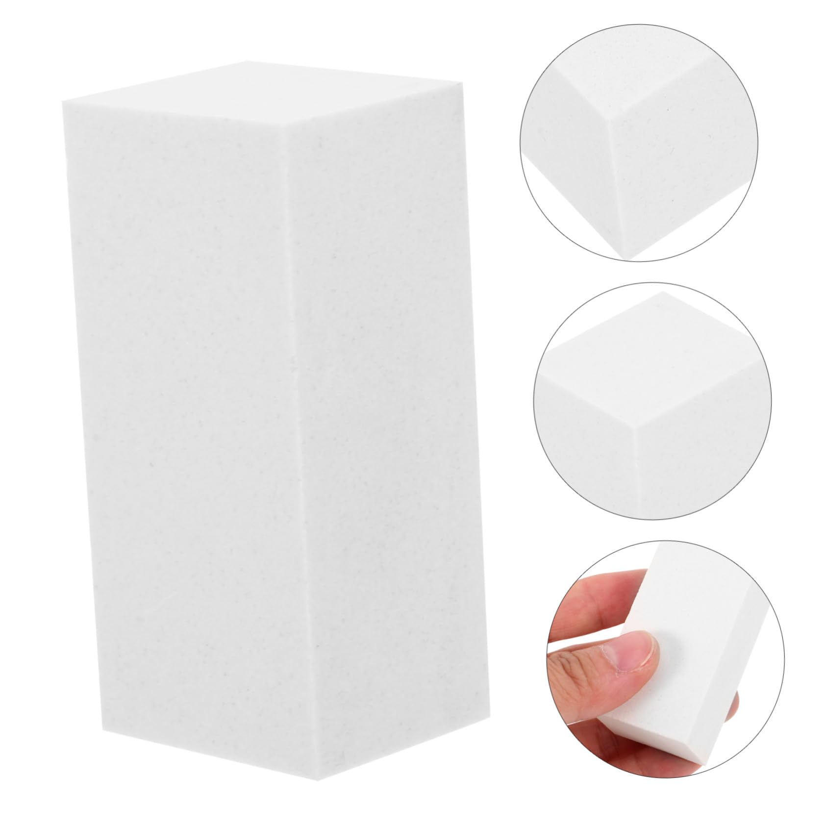 Mipcase Bloc de Pierre Aplani pour Réparation en Corindon Blanc, Double Face, pour Pierres à Aiguiser et Carreaux Céramiques, Usage Domestique