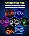 WLJH 74 Led Bulb Dash Lights Mini T5 2721 27 37 286 Wedge PC74 Twist Socket Automotive Instrument Panel Gauge Light Kits Cluster Shift Indicator Interior Bulbs 12V Blue Pack of 20