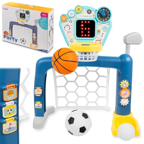 Materiale: il supporto da basket realizzato in plastica ABS, che è sicuro e amichevole. La superficie liscia senza spigoli vivi previene lesioni ai bambini.