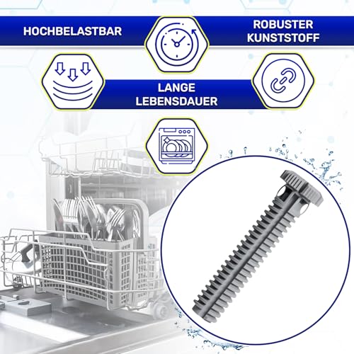 4 Stück Füße für Geschirrspüler mit Originalcode 6033081 06033081 für Miele G1xxx–G7xxx - Garantie 10 Jahre - MONTERAL