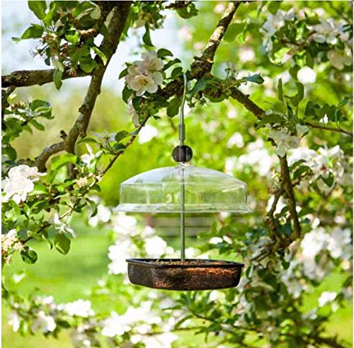 Garden Mile Hanging Bird Feeder Mealworm and Suet Feeder for Small Birds Garden Decorations Bird Watching Large