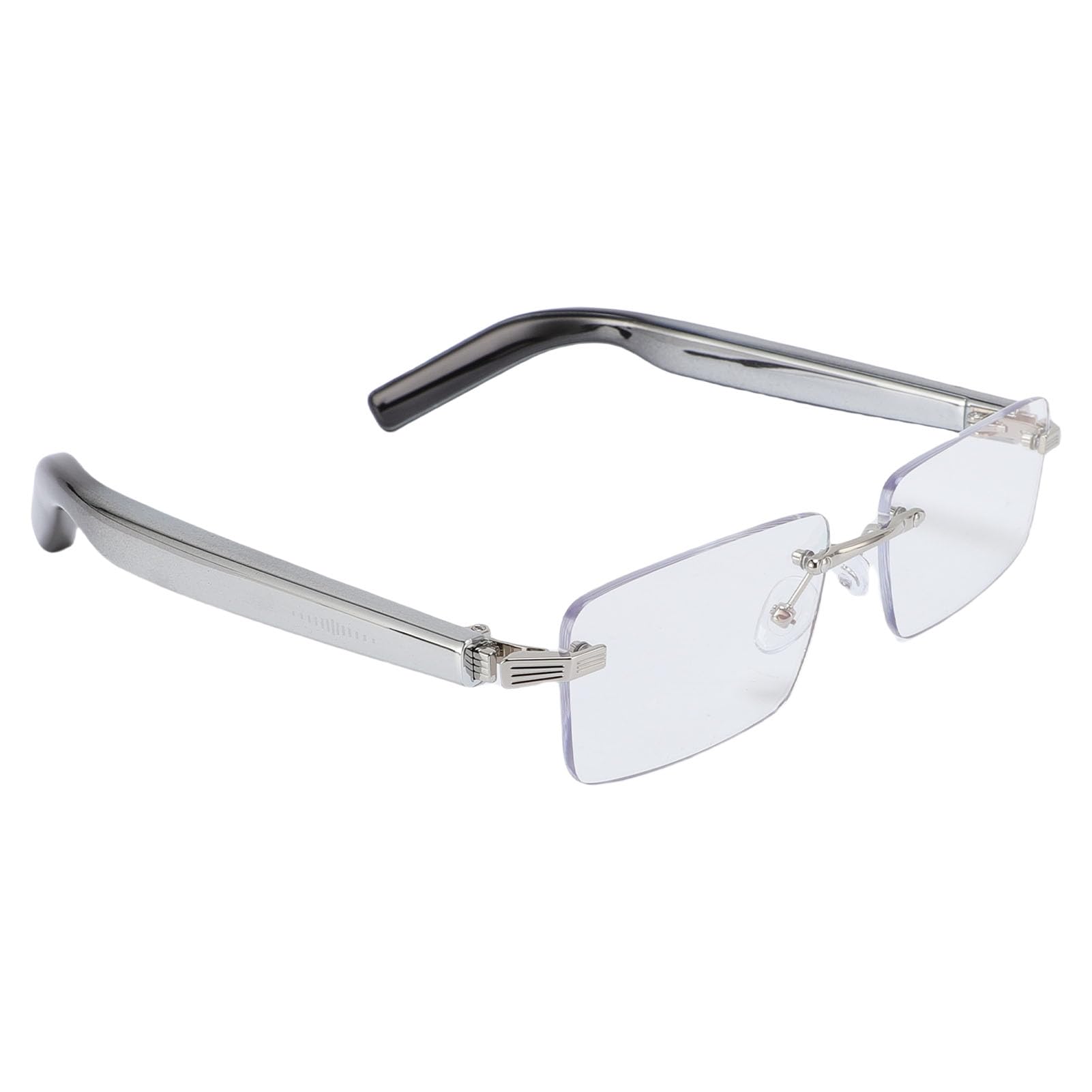 Gafas de Traducción Inteligentes de IA, Evita la Traducción de Laptop de Gafas Inteligentes de Luz Polarizada Azul con Micrófono para Uso Diario (Degradado de Color)