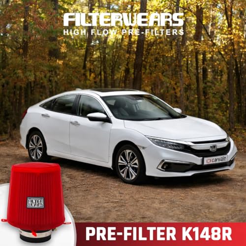 Image of FILTERWEARS Pre-Filter K148R For K&N RU-4740 RE-0930 RE-0950, 22-8033PK