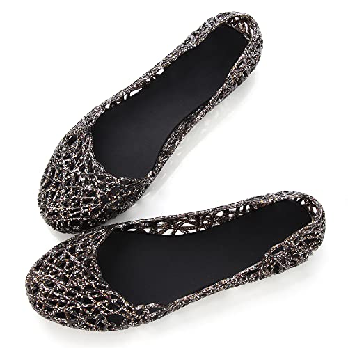 Image of Dear Time Women Flat Heel Summer Beach Jelly Shoes
