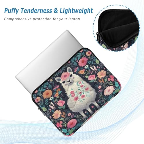 Funda para laptop 13-14 pulgadas con diseño alpaca miniatura 5