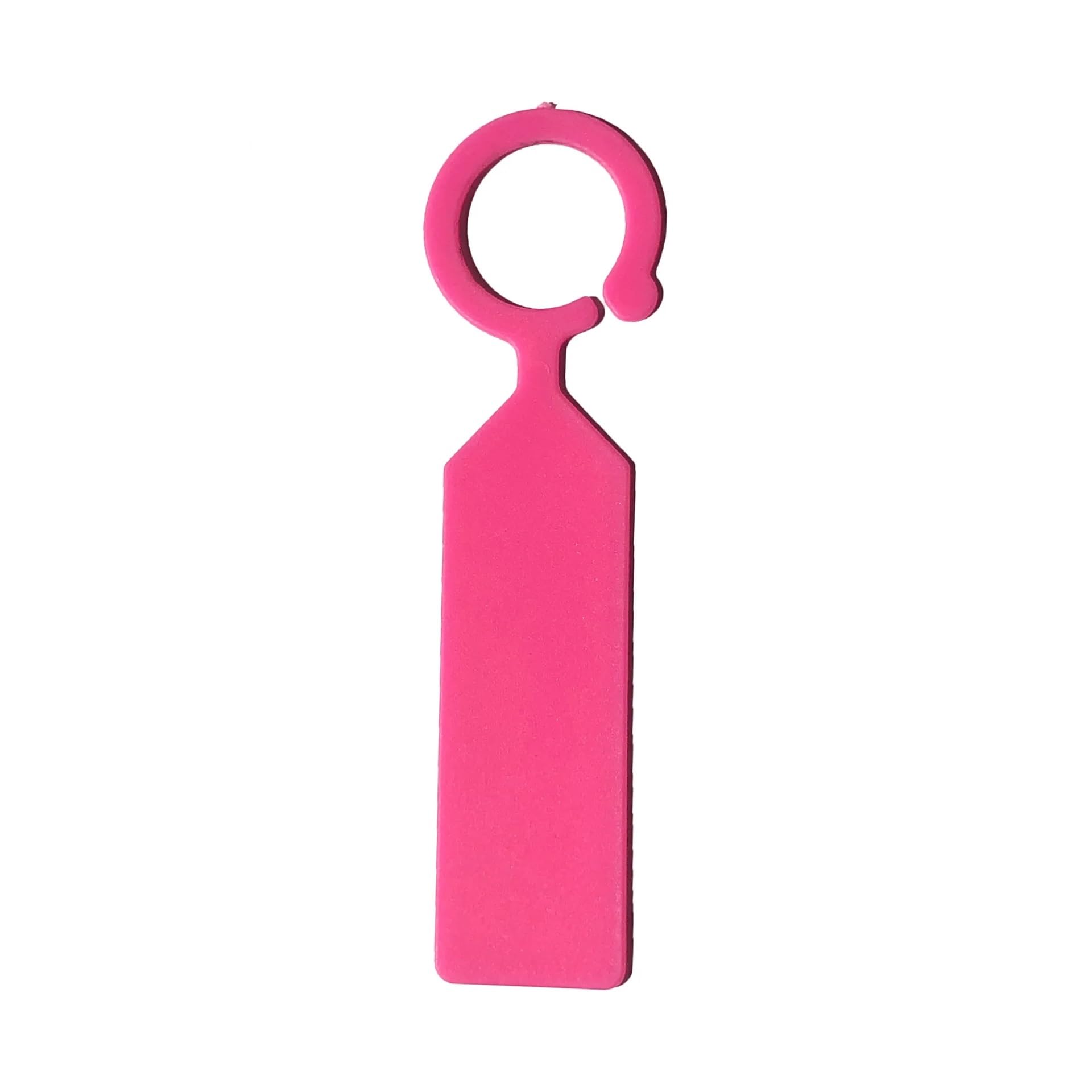 Pflanzenschilder 500 stücke Garten Pflanzen Tag Ring Haken Baum Marker Zeichen Kunststoff Wasserdicht Re-Verwendbare Hängen Label Stake(Pink)