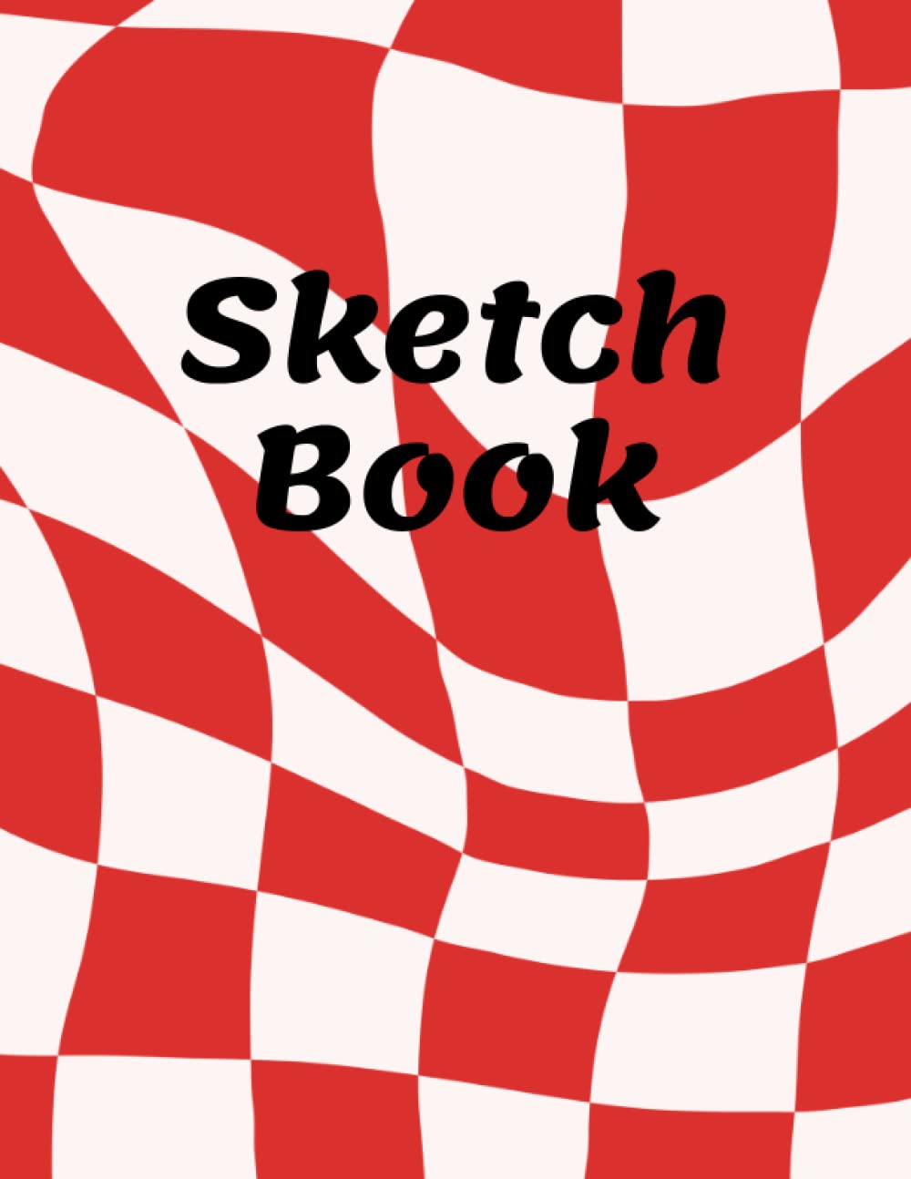Sketch Book: Red checkered Notebook For Drawing, Sketching, Doodling,: Journal Sketchbook For Artist Drawing Blank Paper Pad 8.5"x11",120 Pages.
