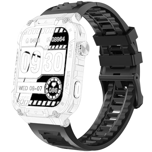 Correa para reloj Nihemin Smart Watch P66/P69 negra miniatura 1