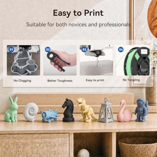 Image of eSUN Matte PLA 3D Printer Filament 1.75mm PLA 2KG Bundle Multicolor