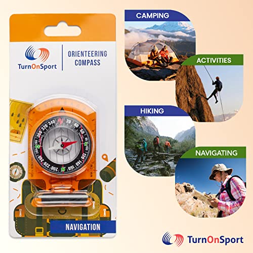 Brújula de orientación para senderismo y camping miniatura 4