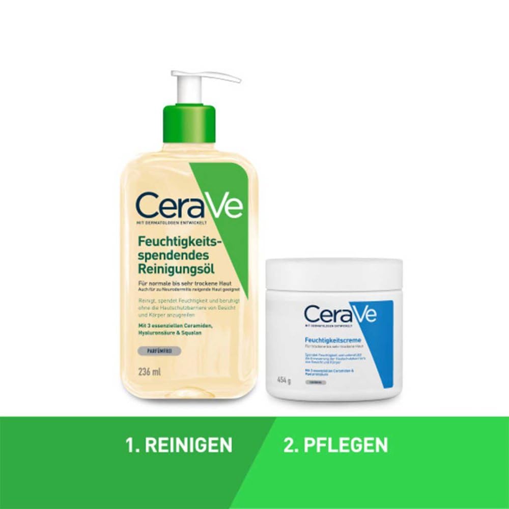 Olio Detersivo Idratante Schiumogeno 236 ml per Viso e Corpo - Deterge e Idrata senza Seccare la Pelle, Adatto a Tutti i Tipi di Pelle