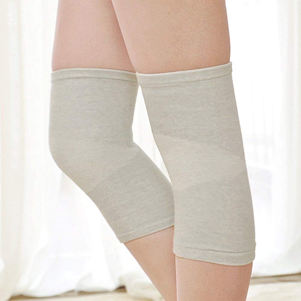 Ginocchiere elastiche in fibra di carbone di bambù ultra sottili per sport all'aperto
