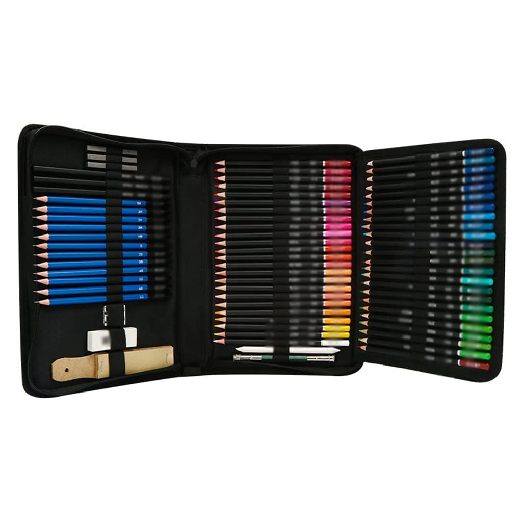 Set de pinceles, lápices de dibujo profesionales, 35/71/96/145 piezas, kit de dibujo, carboncillo, lápices de colores al óleo para estudiantes, materiales de pintura artística, bolígrafo para pin