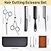 YUQGAOP Hair Cutting Scissors Set, Professional Stainless Cutting Hair Scissors, Barber Hair Cutting Scissors Thinning Shears Sharp Blades Hairdresser Haircut for Women/Men/kids, LFJ1234