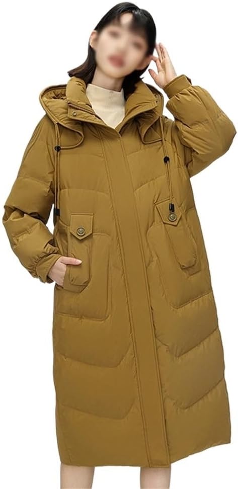 Women's Down Jacket Long Loose Thickened Cold Protection And Warm Winter