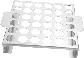 Happyyami 1Pc 36 Ferramentas Para Grelhar Ao Ar Livre Suporte De Quadro Para Grelhar Jalapeno Bandeja Para Grelhar Pimenta Jalapeno Rack Para Grelhar 36 Furos Para Assar Pimenta Rack Para