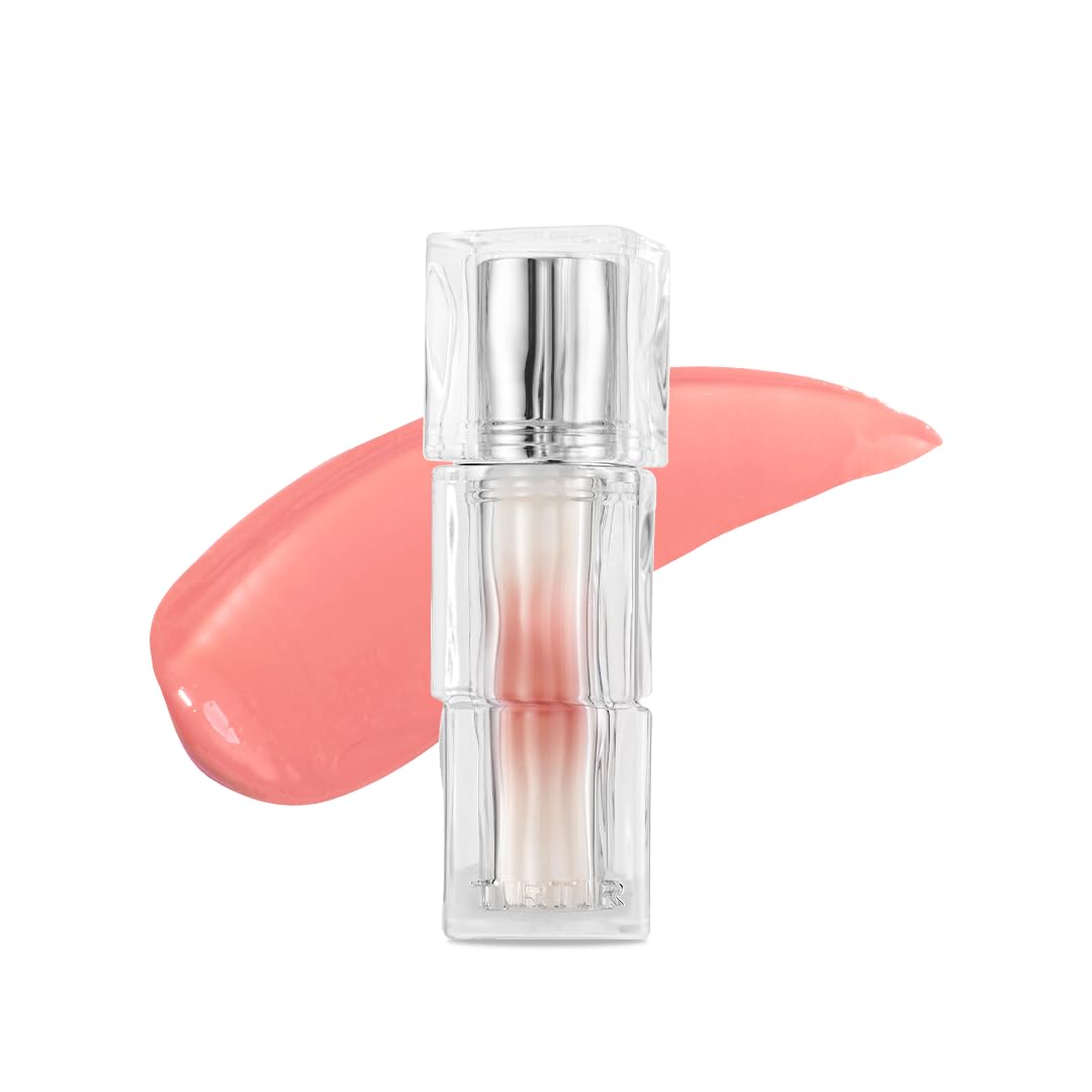 TIRTIR [*Mini Size Waterism Tinted Lip Gloss #23 Peachricot, 0.06 Fl Oz – Kiss Ready Lipgloss, 12H Long Lasting Non Sticky Natural Tinted Glow Korean