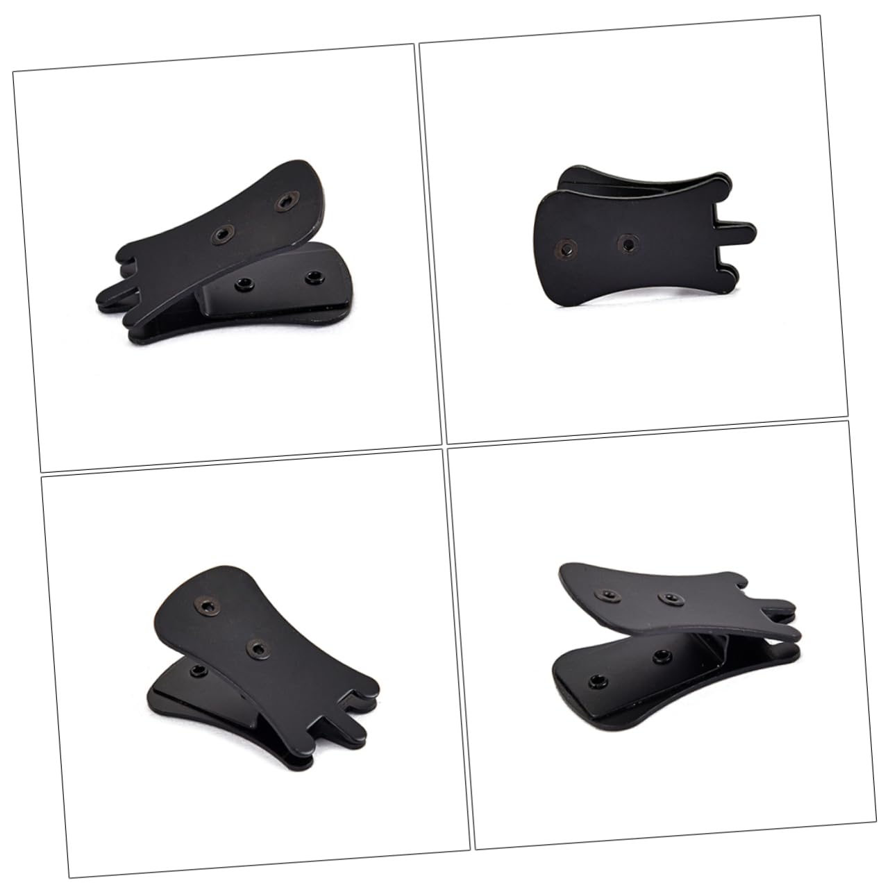 Yardwe Erhu Practice Mute Professional Fittings for Volume Control Durable Non Deformation Material Easy Clip Design for Erhu Players Black