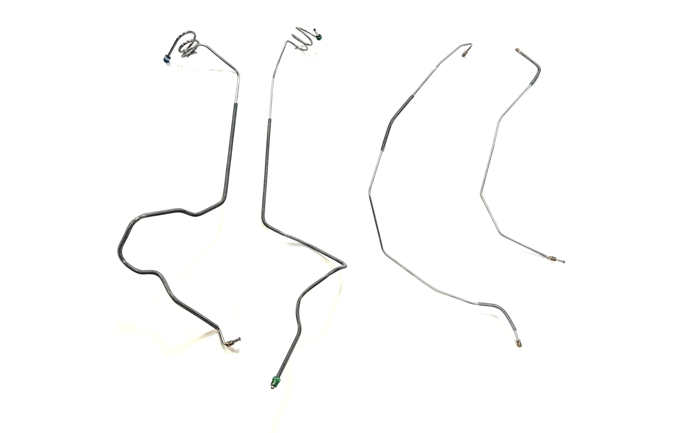 Stainless Steel Rear Axle Brake Line Pair For 1981-87 Chevy/GMC C10 & C15 2WD Trucks - Direct Fit Replacement