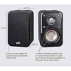 Alternative view of Polk Audio Signature S10 100 Watt 2.0 Channel Satellite Surround Speaker (Black)
