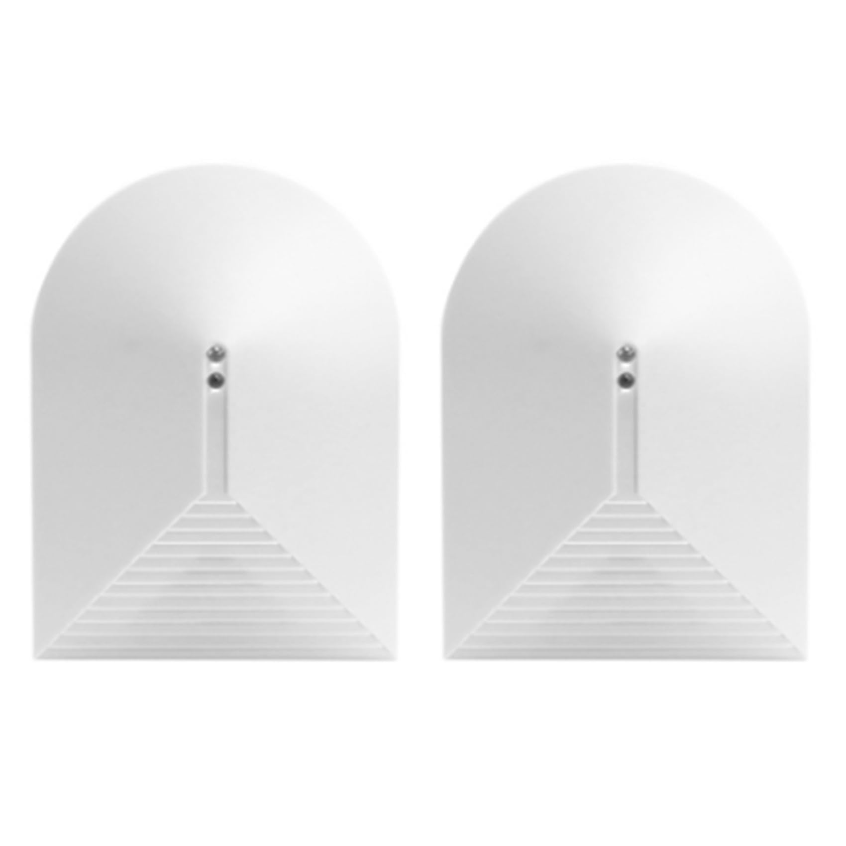 Jnchdghwa White 2X Glass Break Sensor Detector For Alarm System Wired Glass Break Sensor