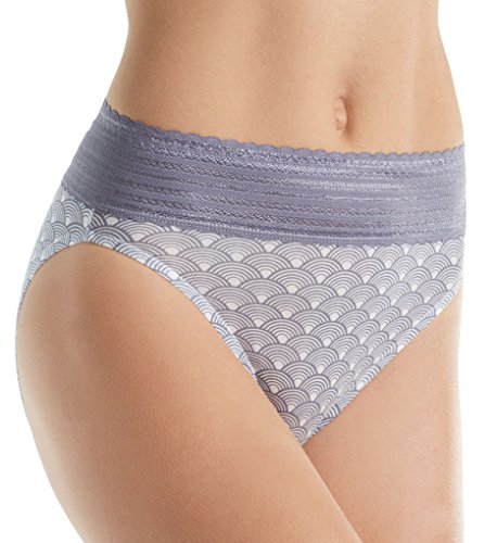 Image of Warner's womens No Pinching No Problems Dig-free Comfort Waist With Lace Cotton Hi-cut Rt2091p