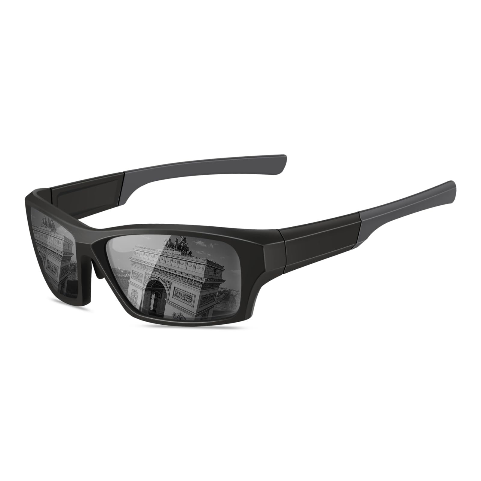 Occhiali da sole sportivi polarizzati per uomo e donna, per guida, pesca, ciclismo, mountain bike, protezione UV400