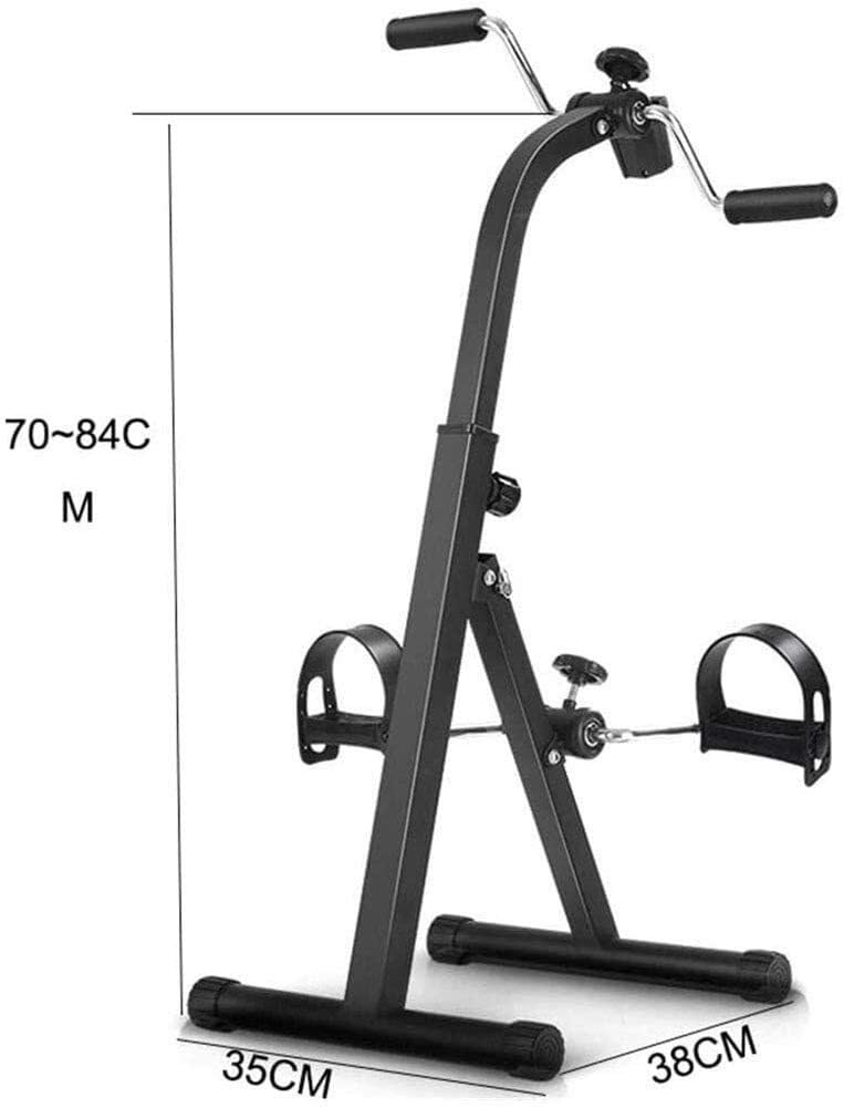 Pedale Ginnico Pieghevole per Anziani Bicicletta per Riabilitazione con Monitor LCD Attrezzature per Il Fitness per Palestre Domestiche Cyclette per Allenamento di Riabilitazione