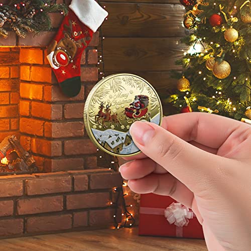 KAKAFA Moneta a Due Facce da 1 Pezzo, premi Babbo