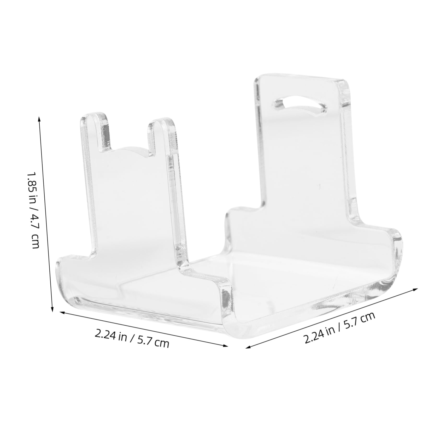 Totority Fishing Lure Display Stand Baitcasting Reels Rack Fishing Pole Holders Acrylic Storage Display
