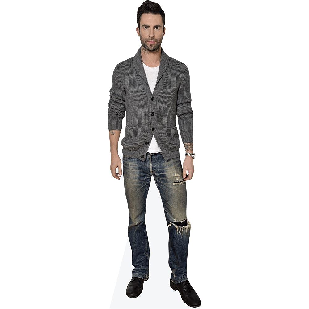 Adam Levine Découpe De Carton  Nature Grandeur Ou Mini Taille Silhouette En Carton Leve Toi   Decoupe Taille Reelle