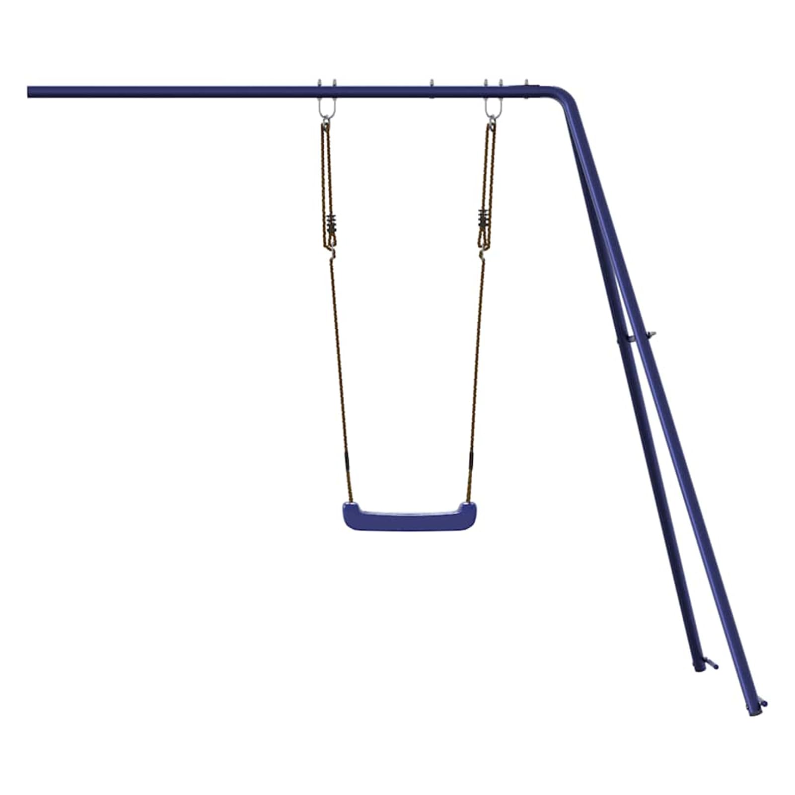 Spielrutsche für Garten mit Schaukelblau, Polypropylen, Metall, 188x160x162cm, bis 45kg Model826604