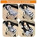 liuliuby CozyMuff (Original) - Warm Stroller Footmuff with Temperature Control - Universal Baby Bunting Bag for Cold Weather - Outdoor Sleeping Bag (Toddler Size, Heather Gray)