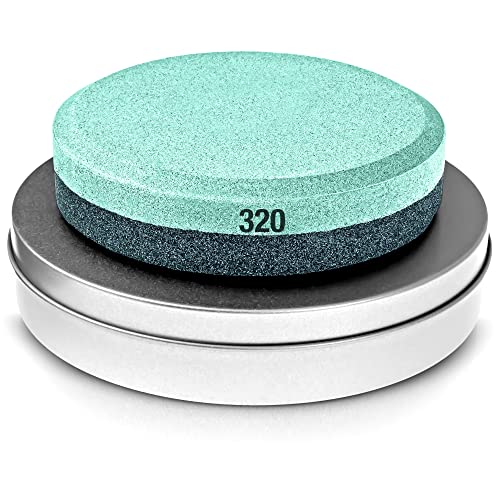 Buy Large Axe Sharpener Puck with Case 3.9 x 1 Inches Wyvern