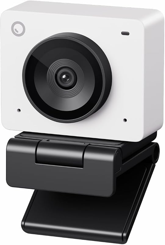 OBSBOT Meet SE 1080P 100FPS Webcam para PC, cámara de transmisión con marco AI | Sensor de 1/2,8", modo belleza, control de gestos, HDR escalonado, cámara web para computadora de escritorio, computadora portátil, reunión. (Blanco nube)