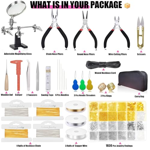 MONVICT Jewelry Making Supplies Kit